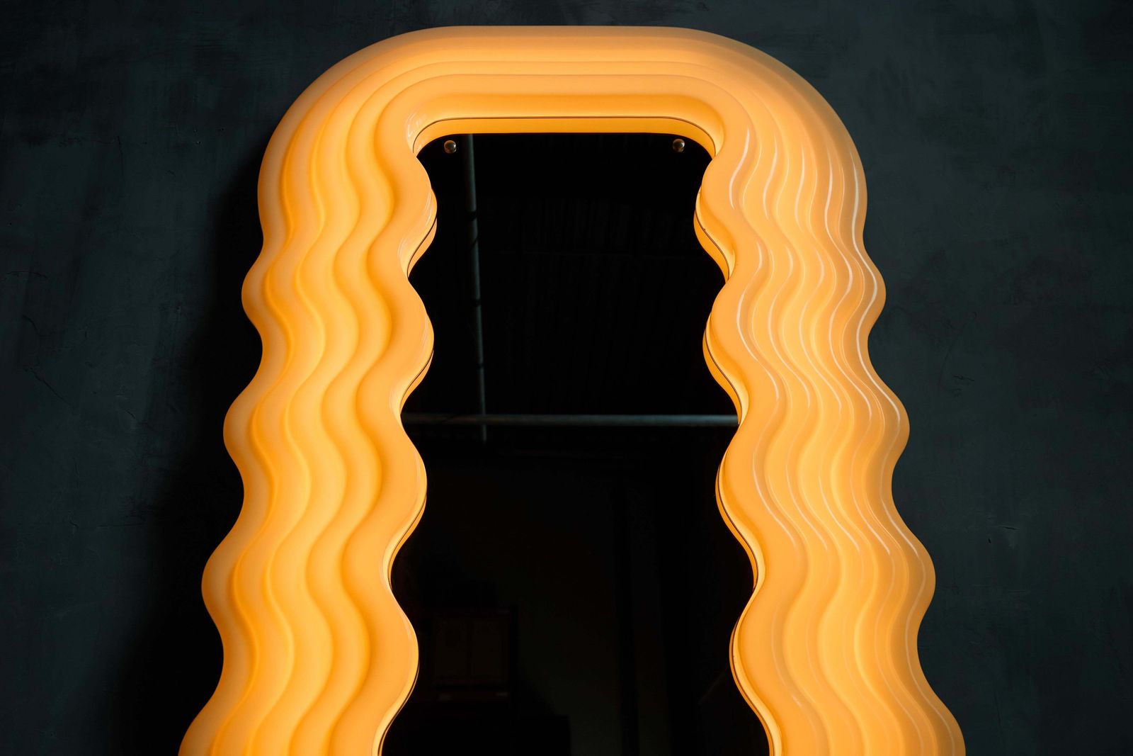 photo furniture Early Ultrafragola Mirror By Ettore Sottsass For Poltronova, Italy, 1970s
