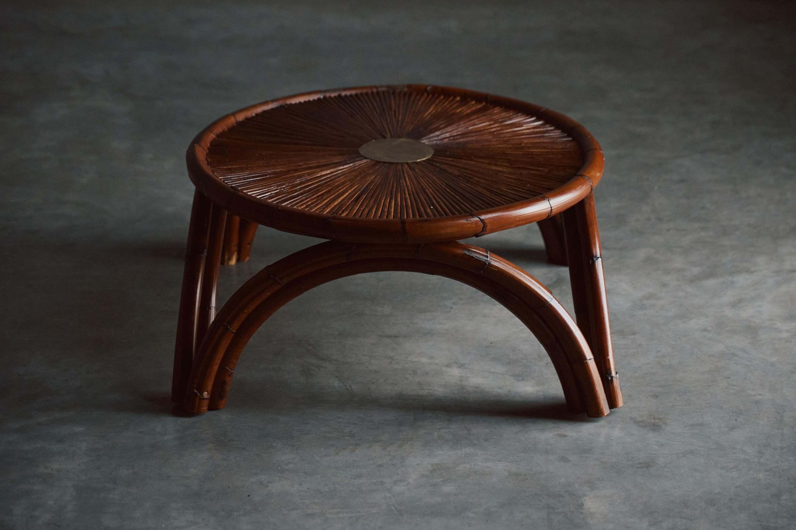 Bamboo Coffee Table By Gabriella Crespi, Italy, 1970s photo Furniture