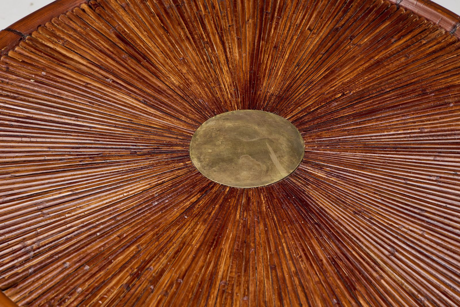 Bamboo Coffee Table By Gabriella Crespi, Italy, 1970s photo vintage