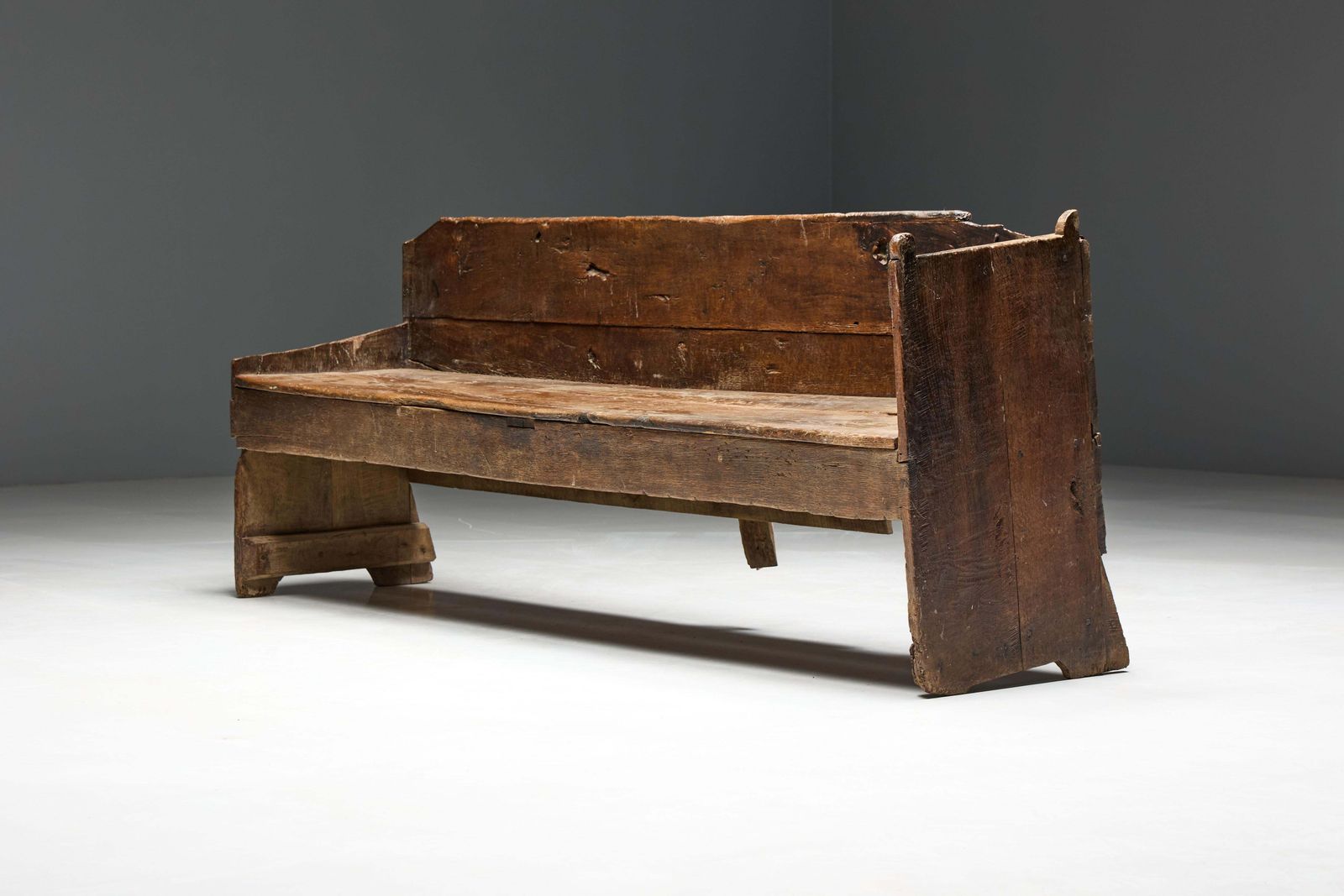 Primitive Wabi Sabi Bench, France, 19th Century photo 4274.0