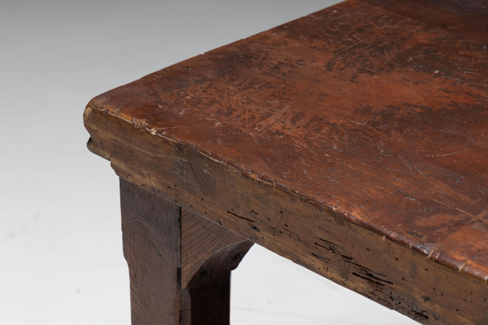 Brutalist Art Populaire Dining Table, France, 19th Century photo for sale