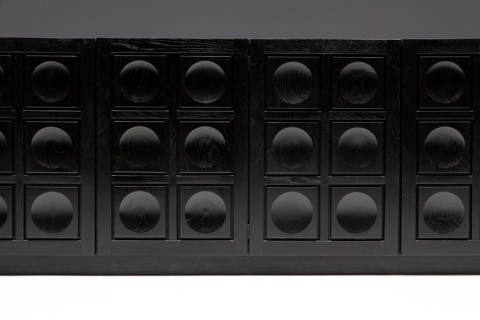 Furniture Brutalist Sideboard 'Torino' By Frans Defour, Belgium, 1970s photo