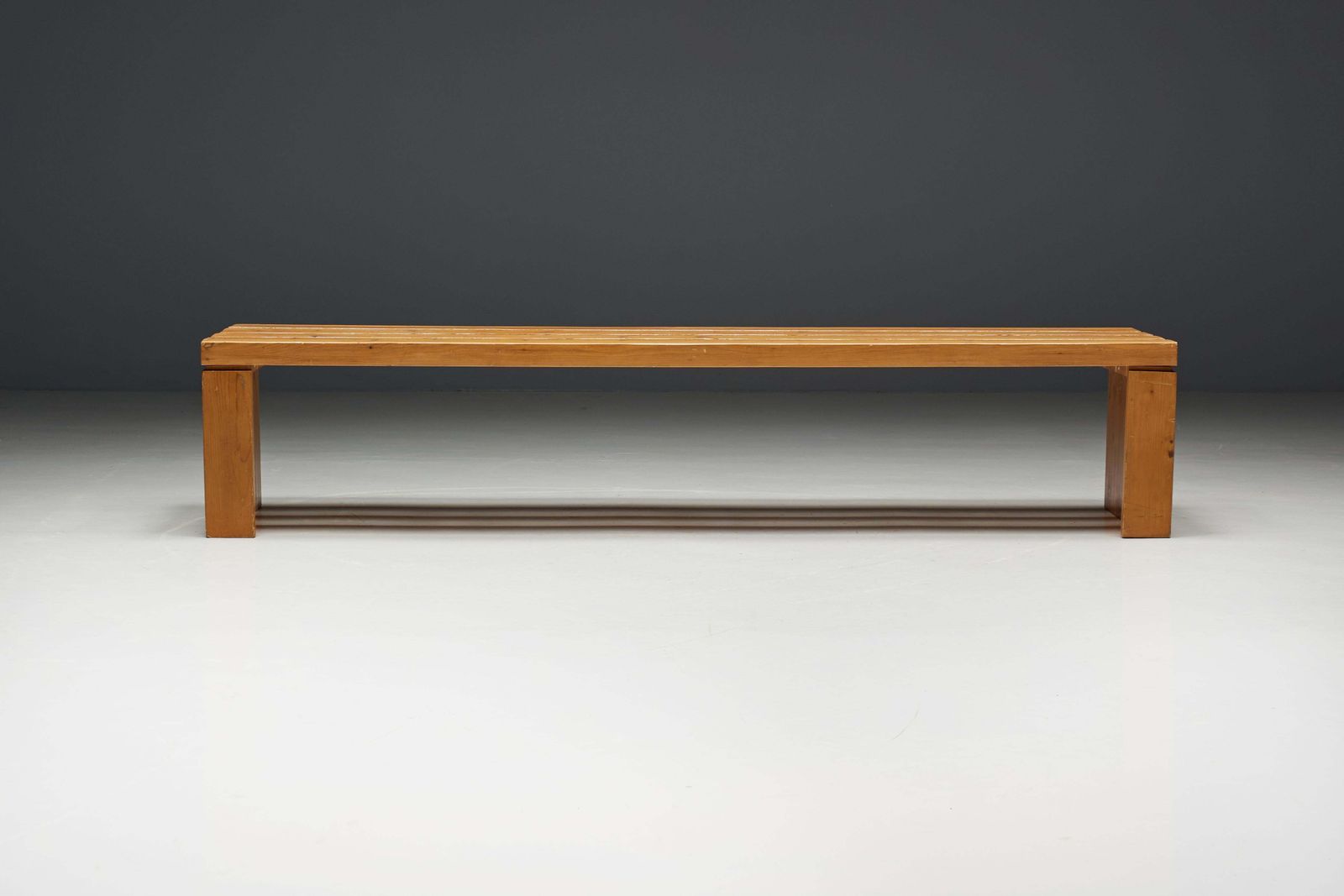 Slate Bench By Charlotte Perriand For Les Arcs, France, 1980s photo vinterior