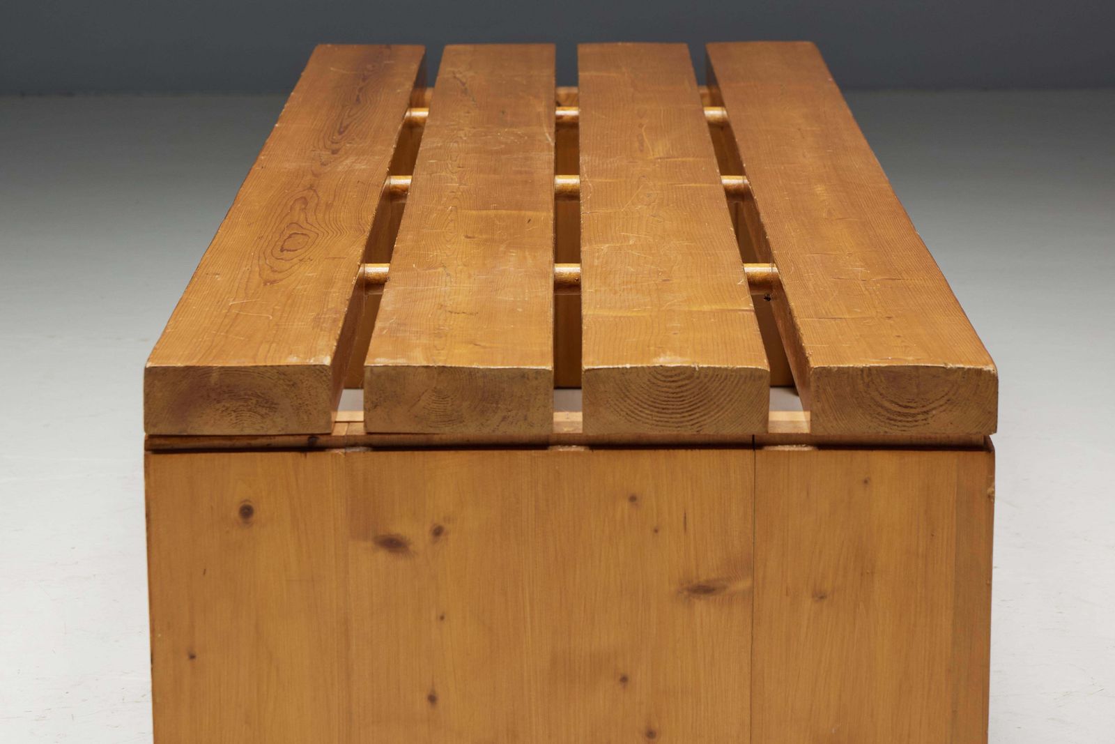 photo for sale Slate Bench By Charlotte Perriand For Les Arcs, France, 1980s