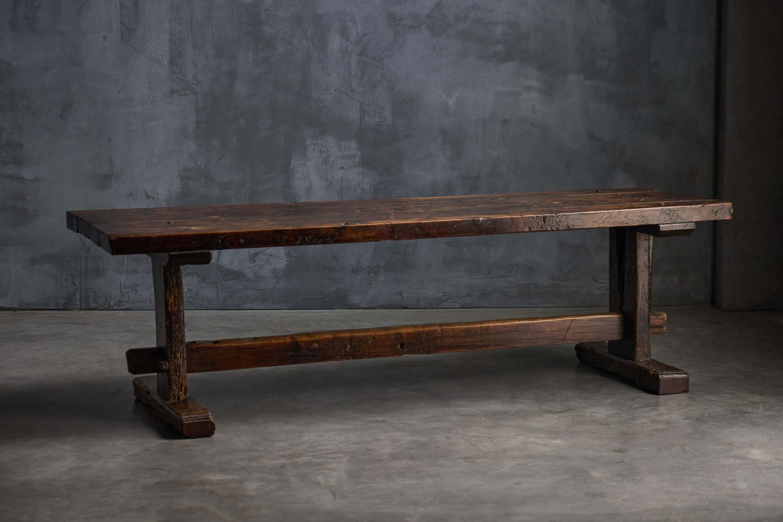 Robust Travail Populaire Farm Table, France, 19th Century photo furniture