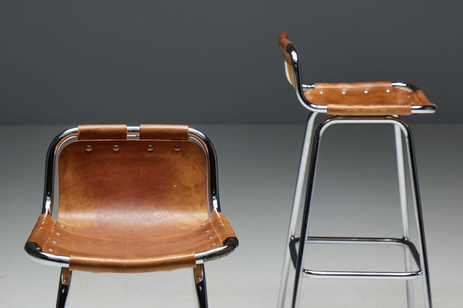 Bar Stools By Charlotte Perriand For Les Arcs, France, 1960s photo 2216.0