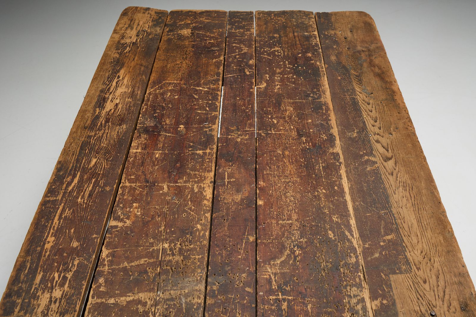 Primitive Industrial Table, France, 19th Century photo for sale