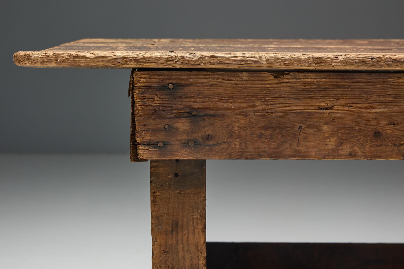 Primitive Industrial Table, France, 19th Century photo vinterior