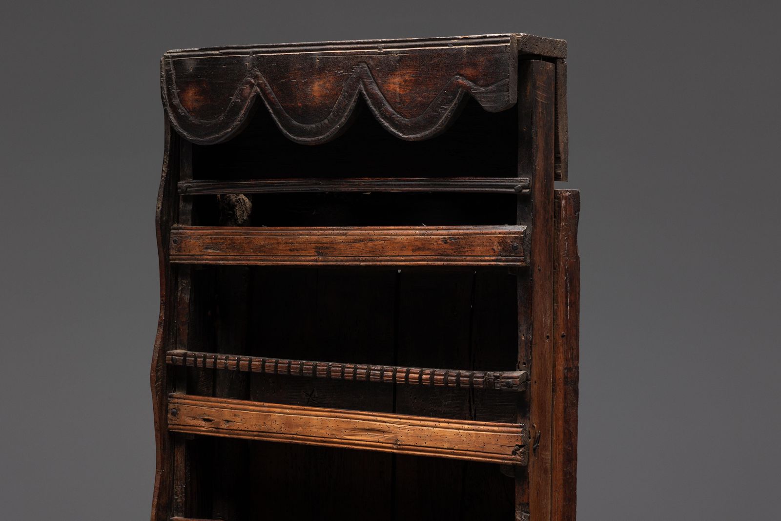 photo buy Primitive Folk Art Shelving Cupboard, France, 19th Century