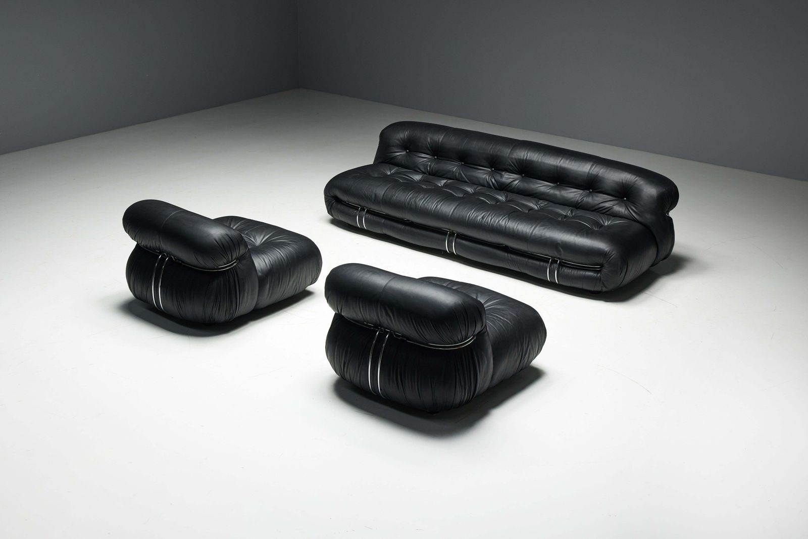 photo vintage Soriana Sofa By Afra & Tobia Scarpa For Cassina, Italy, 1970s