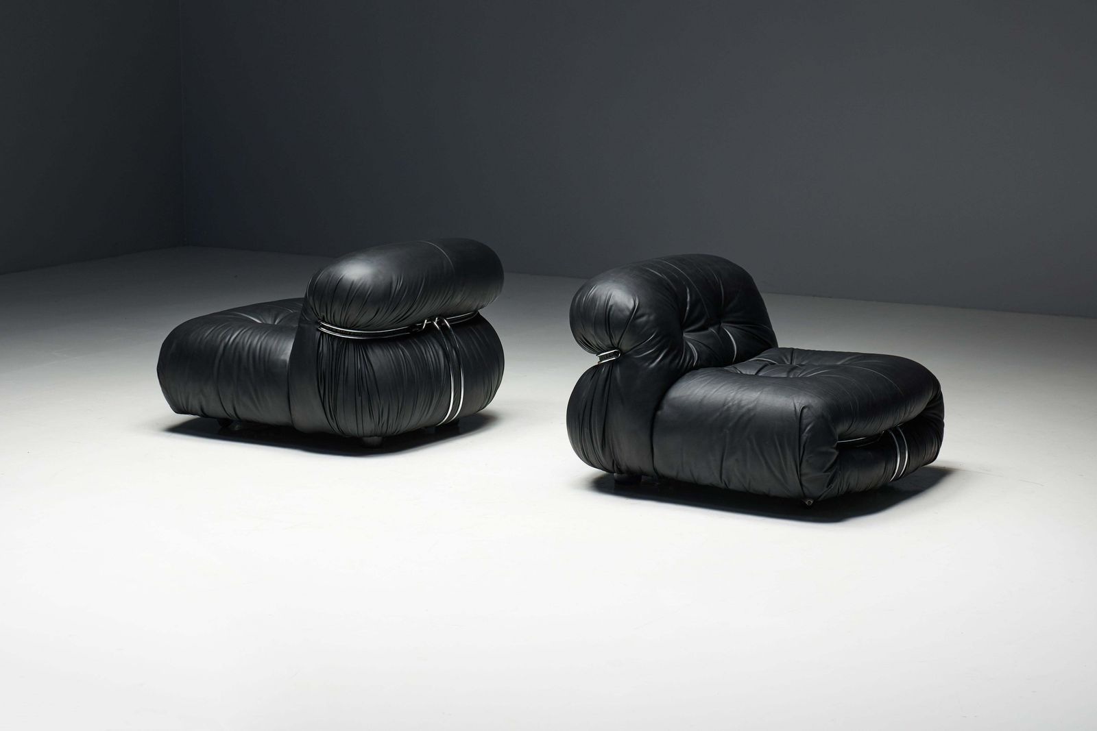 Soriana Lounge Chairs By Afra & Tobia Scarpa For Cassina, Italy, 1970s photo vinterior
