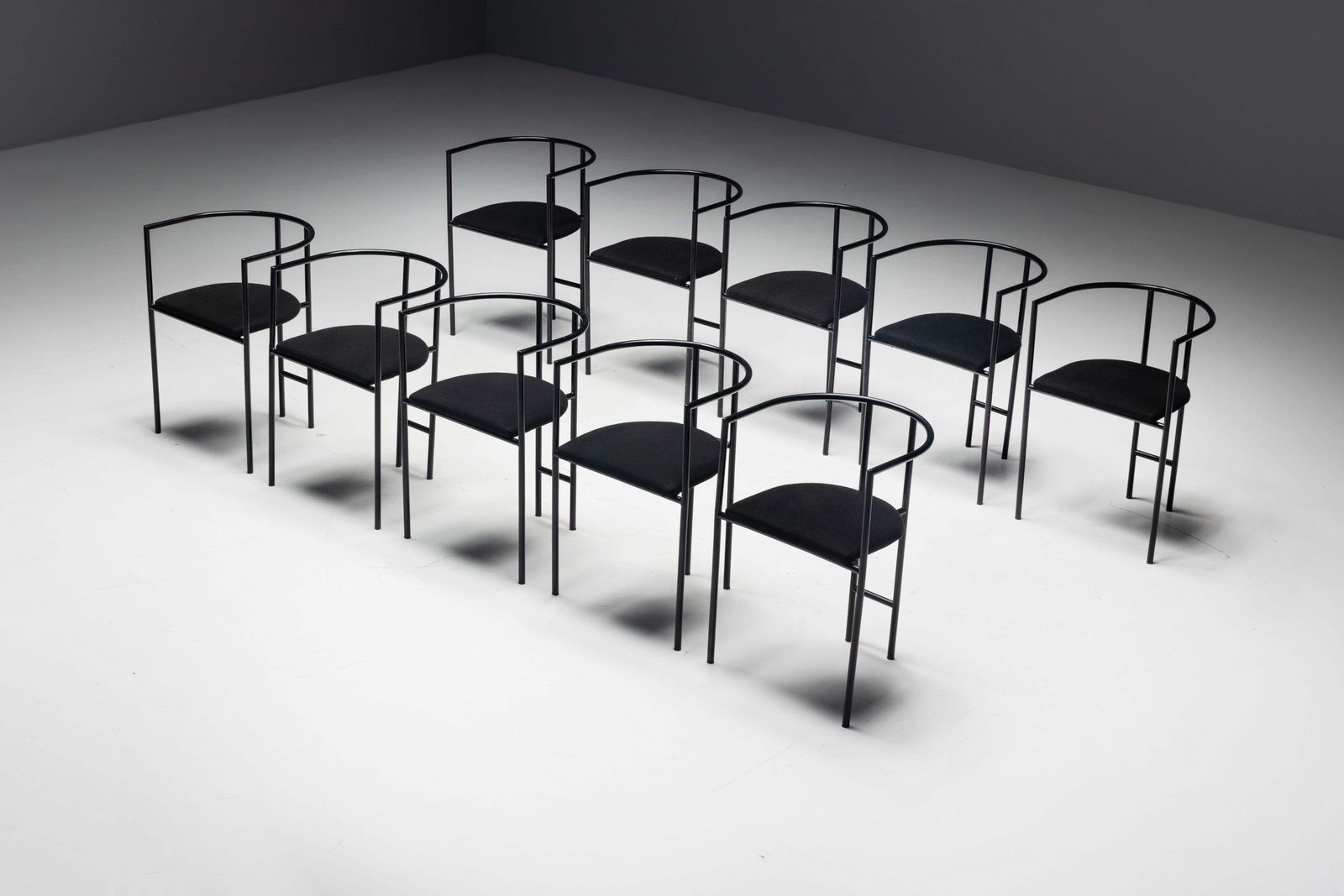 Postmodern "Tokyo" Armchairs By Rodney Kinsman For Bieffeplast, Italy, 1980s photo furniture