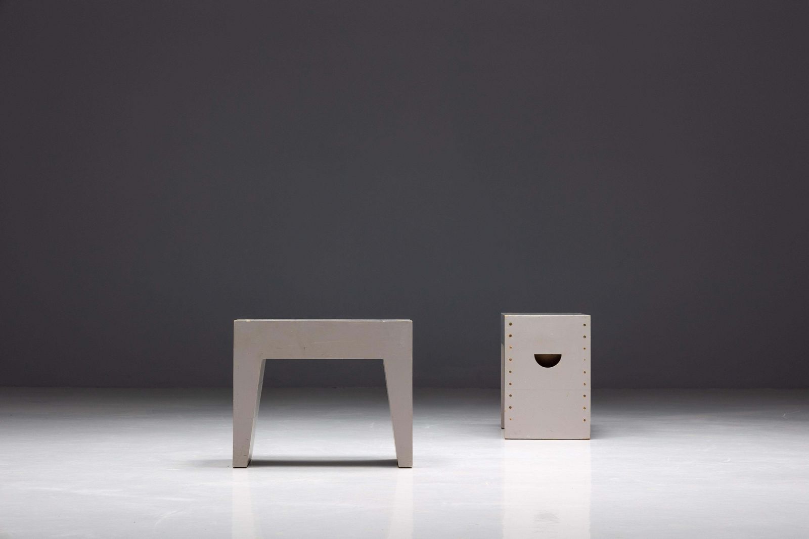 photo vinterior Bossche School Stools By Dom Hans Van Der Laan & Jan De Jong, Netherlands, 1970s