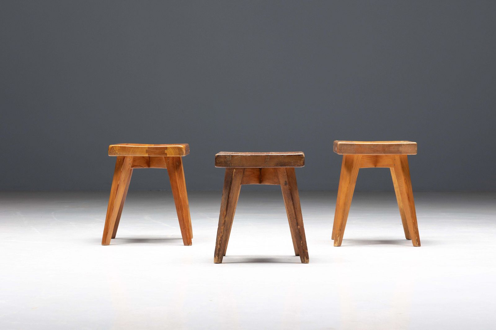 Stools By Christian Durupt And Charlotte Perriand, France, 1960s photo 1187.0