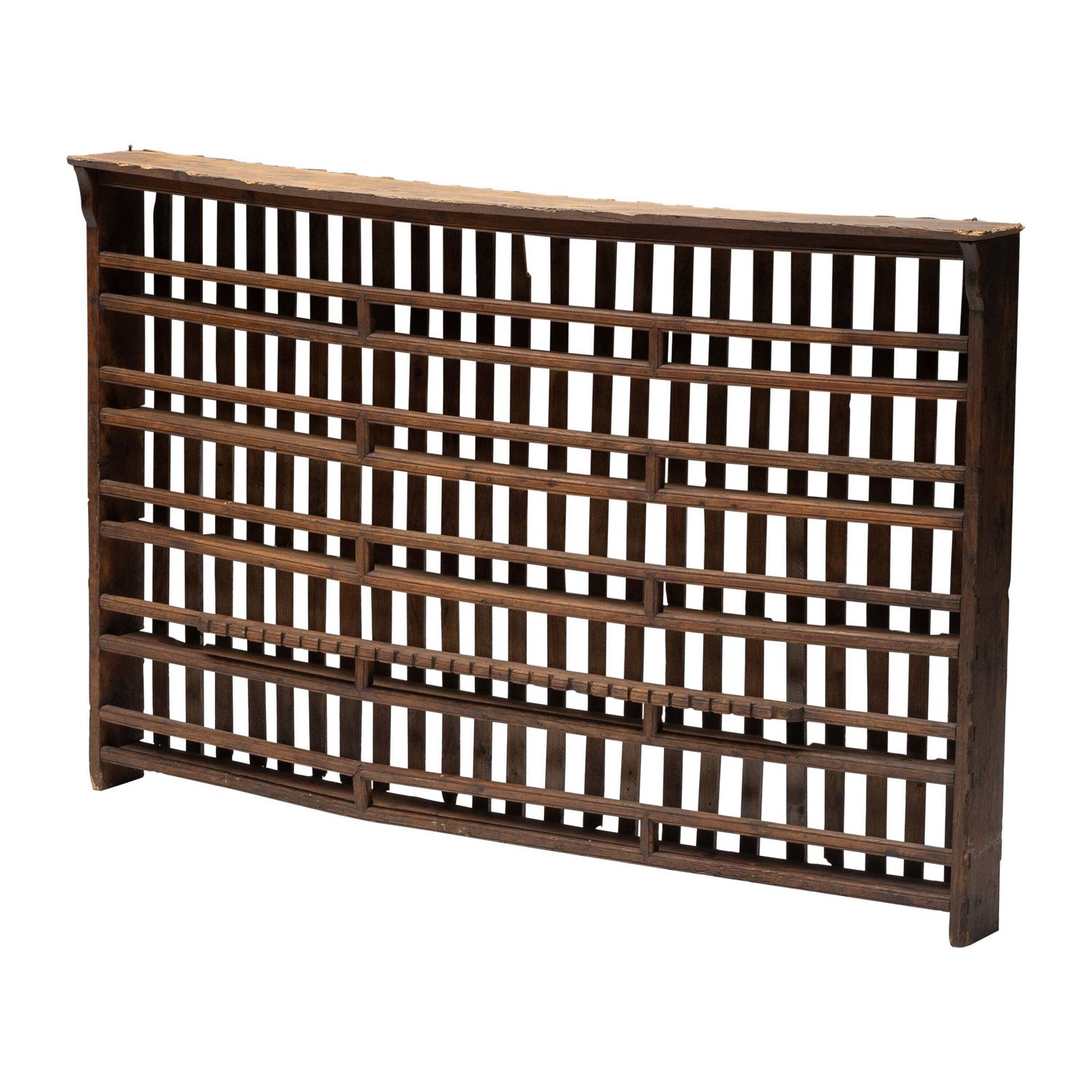 Rural Travail Populaire Shelving Unit, France, 19th Century