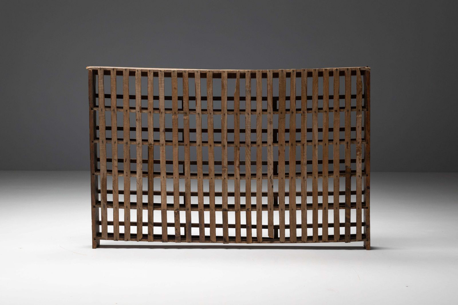 photo furniture Rural Travail Populaire Shelving Unit, France, 19th Century