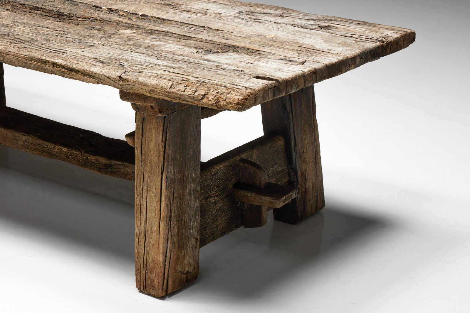 Primitive Wabi Sabi Side Table, France, 19th Century photo 4669.0
