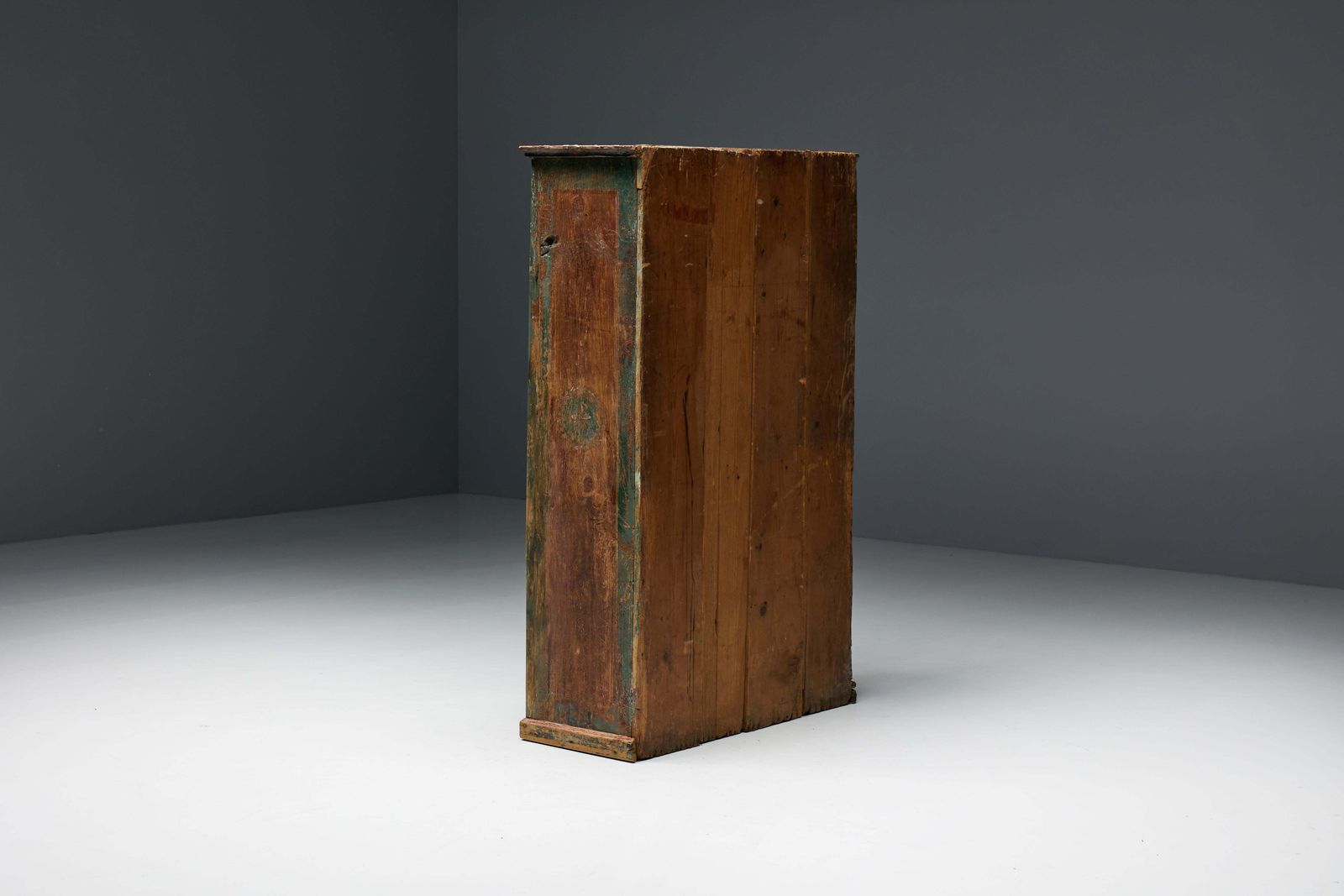 Furniture Rustic Travail Populaire Cabinet, France, 18th Century photo