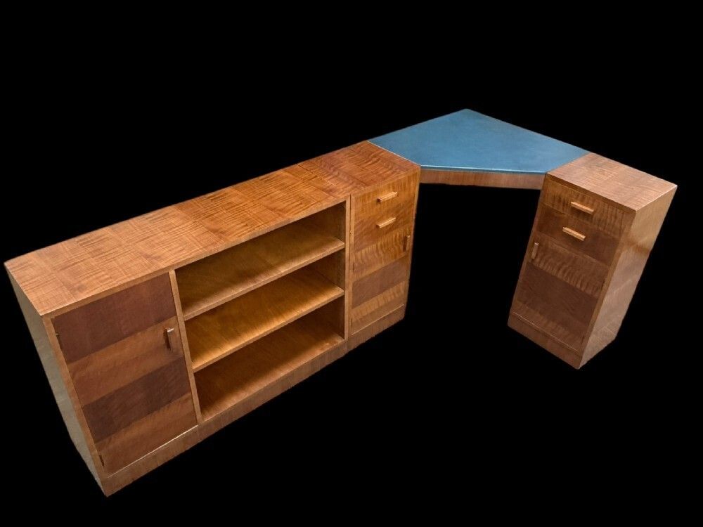 Art Deco Bookcase/Cabinet, 1930s photo 1050.0