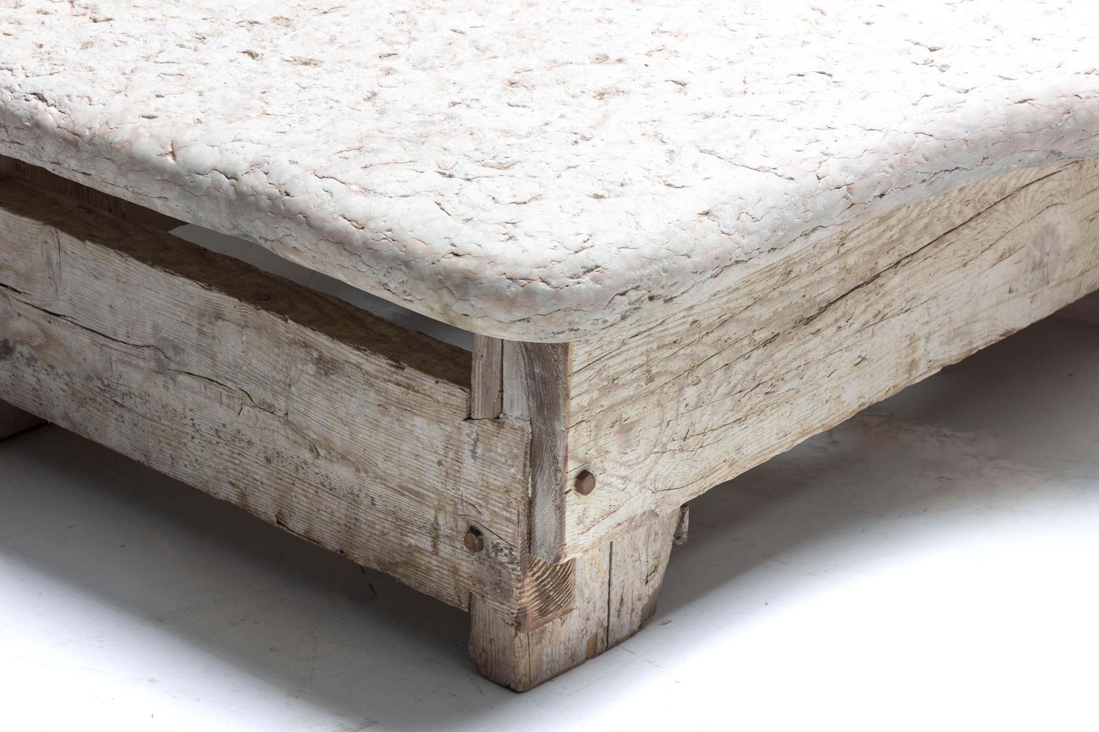 photo buy Robust Farm Stone Coffee Tables, Italy, 19th Century