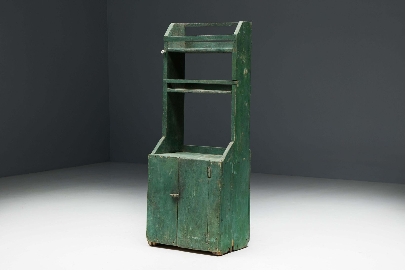 Rustic Folk Art Cupboard, France, 19th Century photo for sale