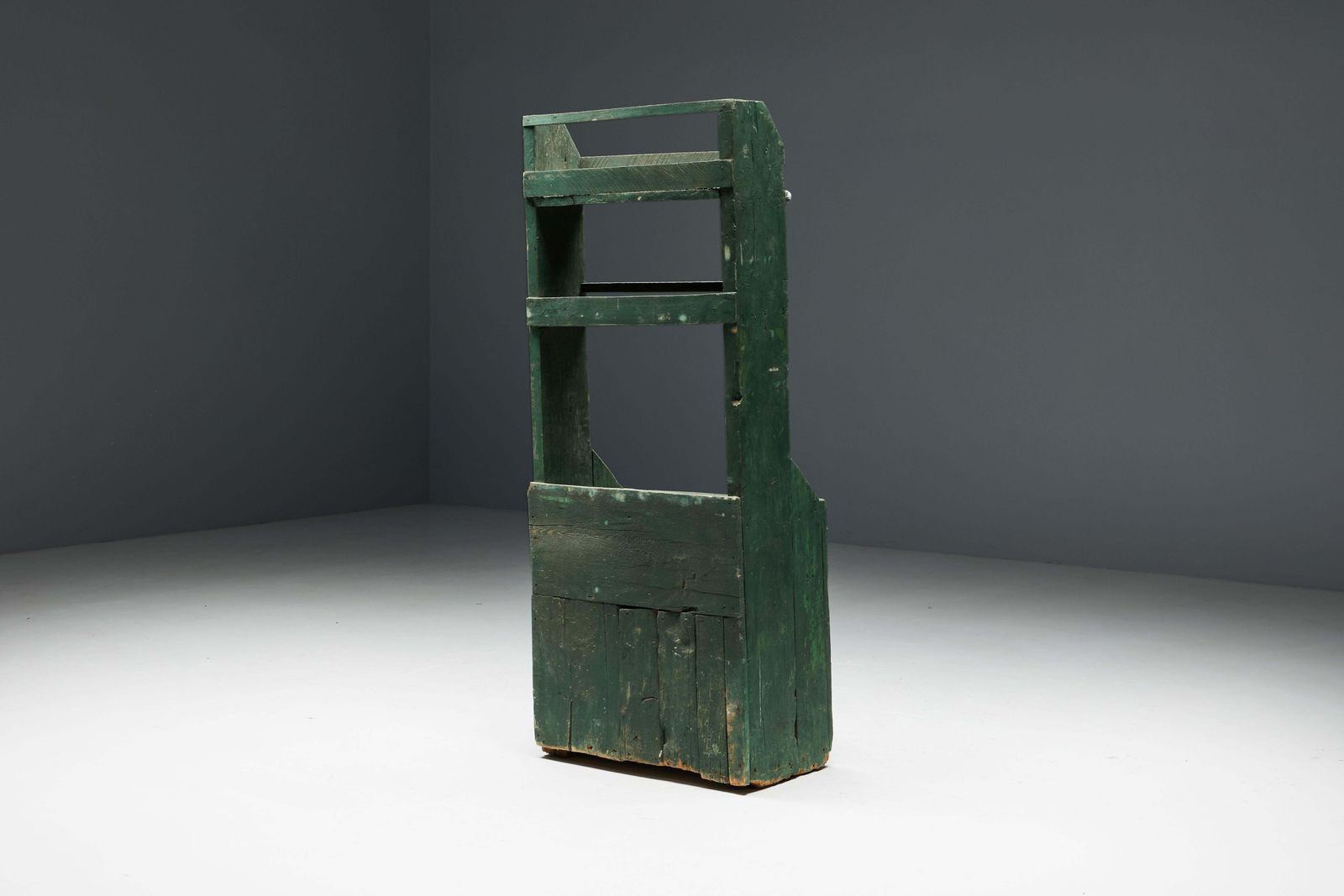 photo furniture Rustic Folk Art Cupboard, France, 19th Century