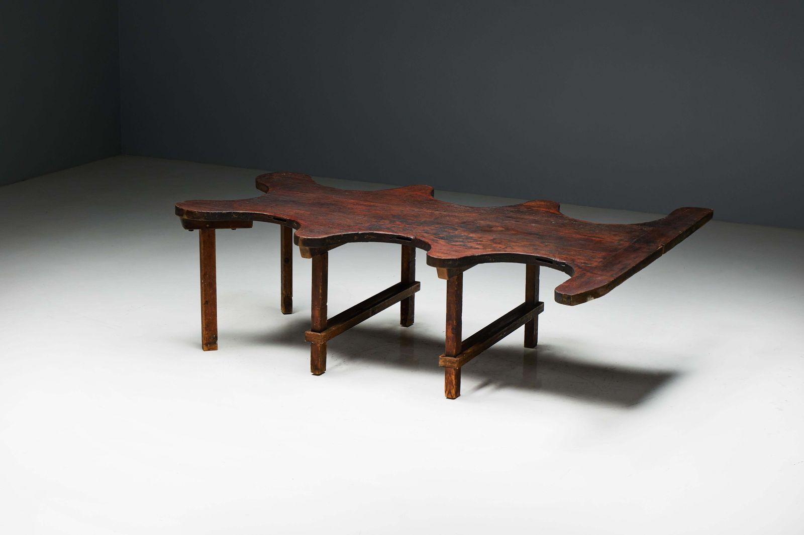 Rustic Free Form Organic Table, France, Late 19th Century photo Furniture