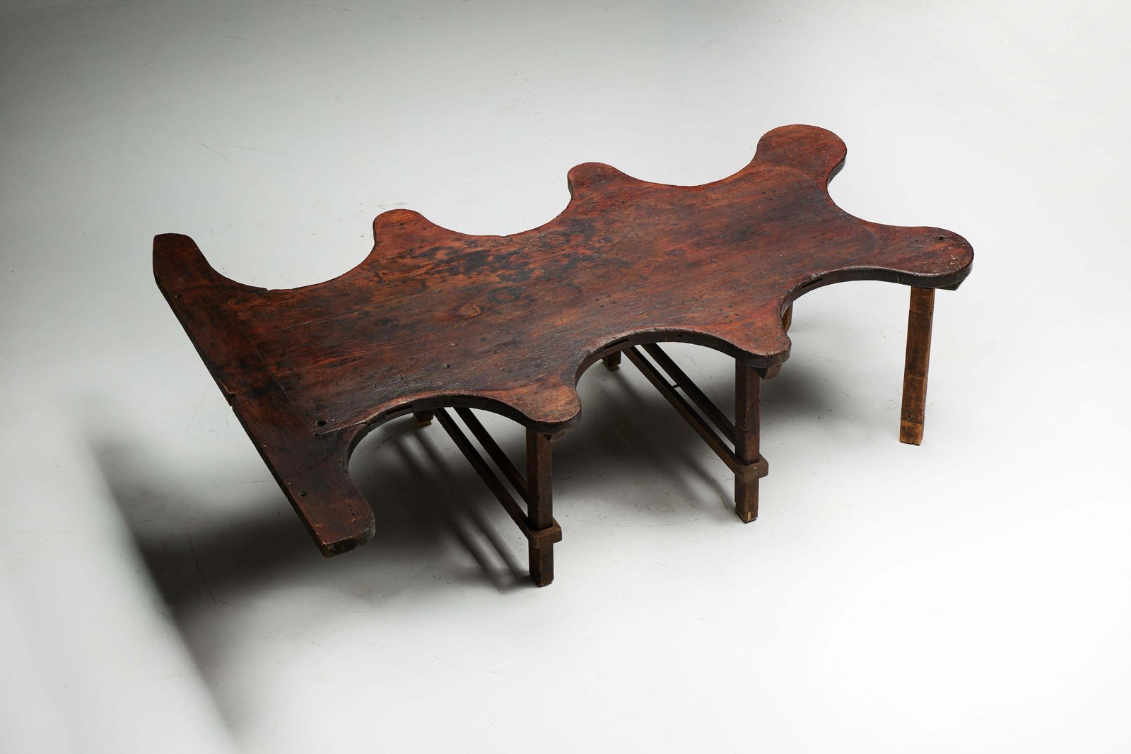 photo vinterior Rustic Free Form Organic Table, France, Late 19th Century