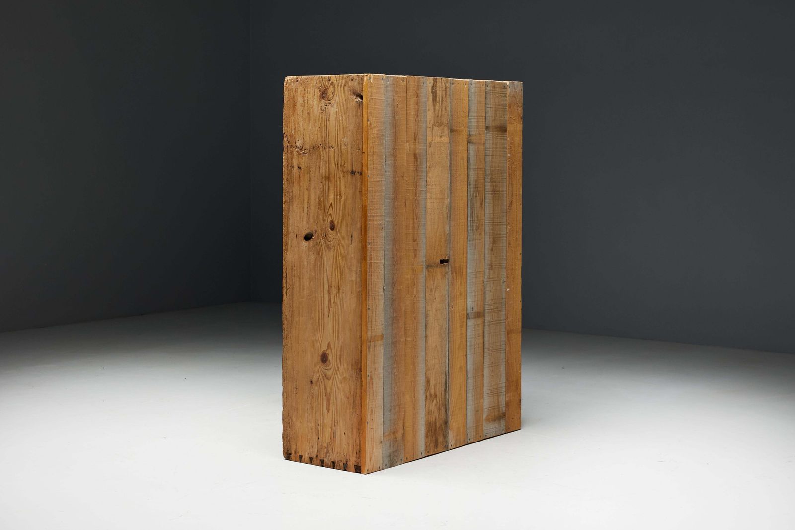 7360.0 Brutalist Naive Cabinet, France, Early 19th Century photo