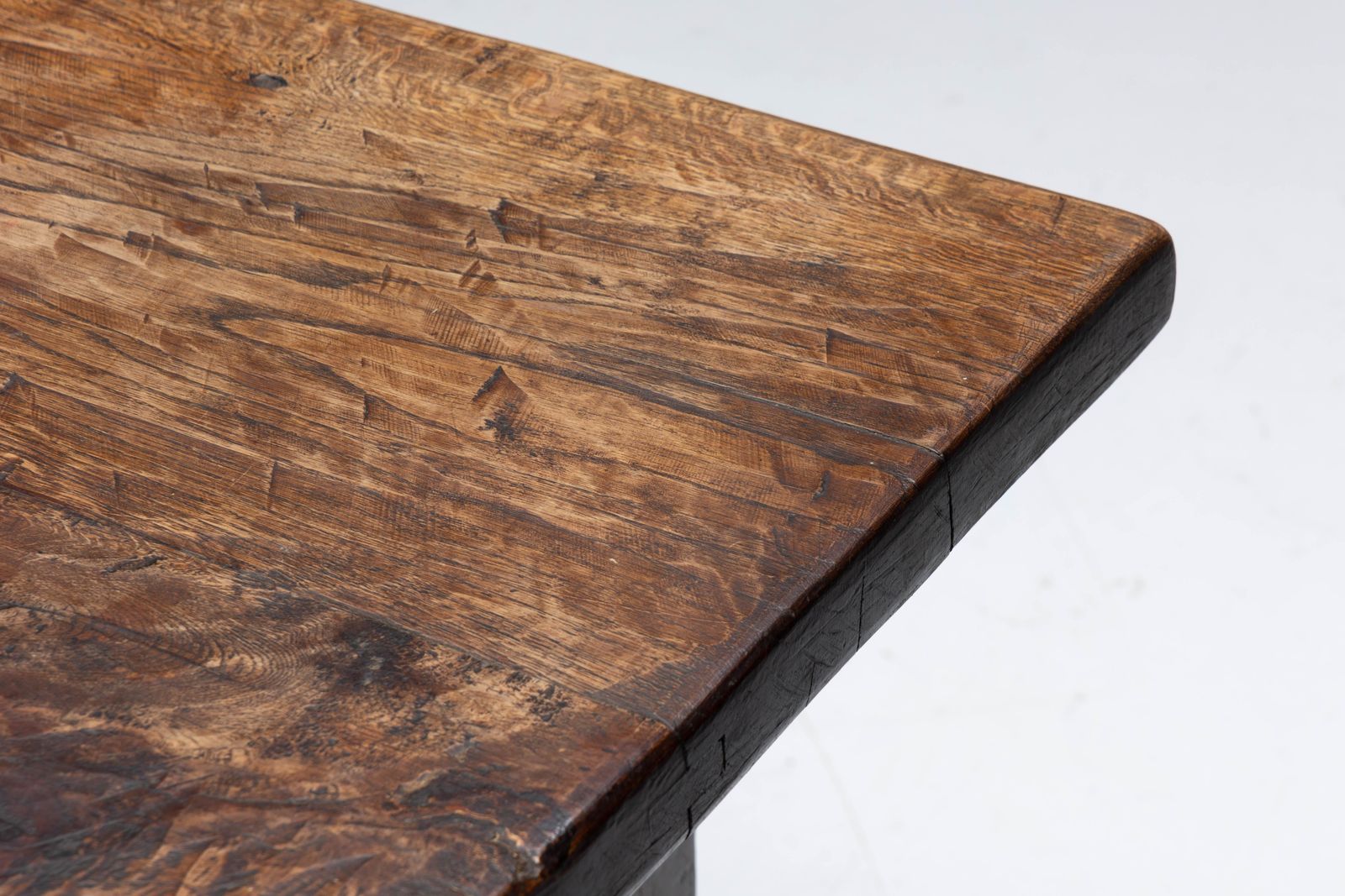 photo furniture Brutalist Wabi Sabi Dining Table, France, 19th Century