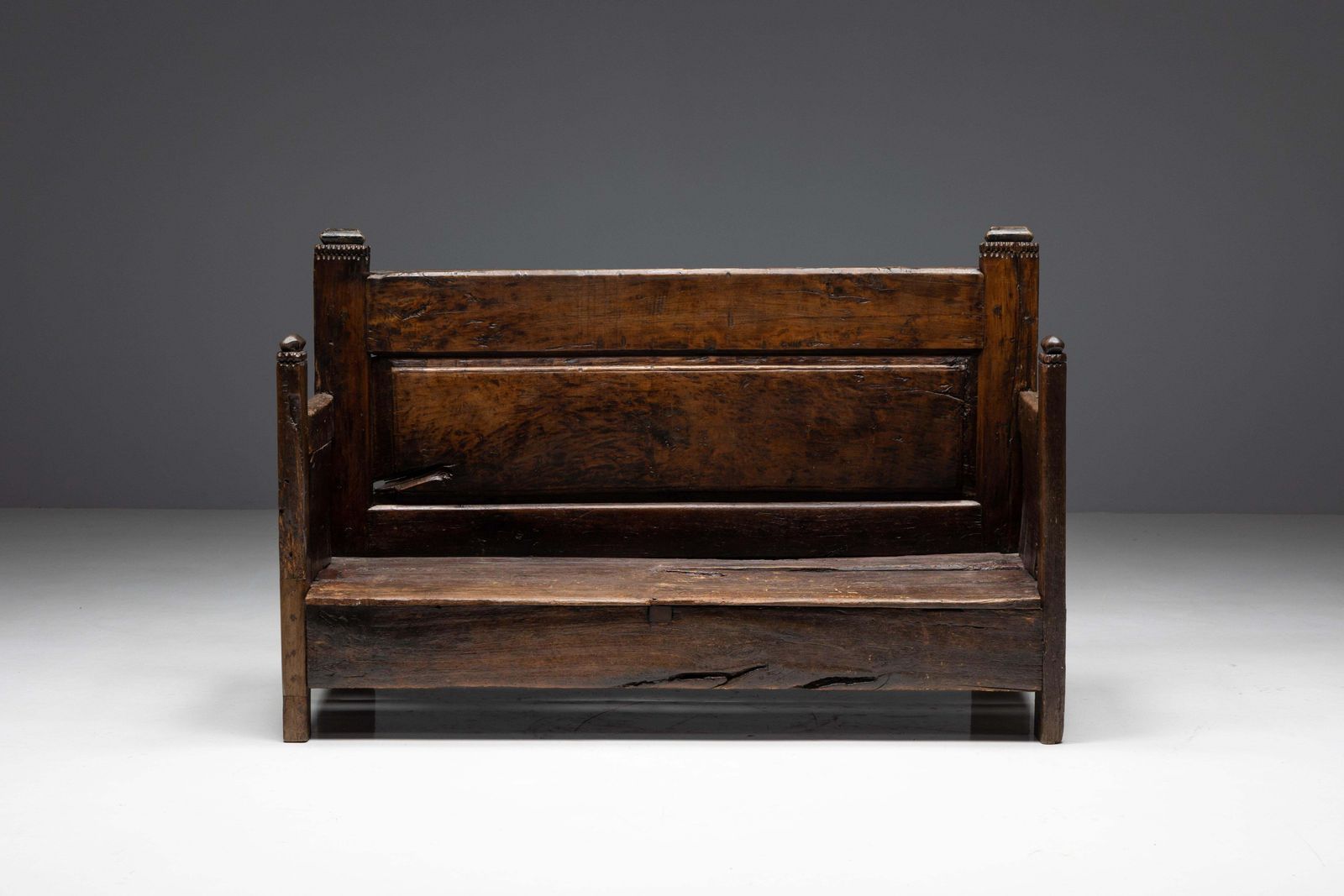 Rustic Art Populaire Bench, France, 19th Century photo furniture