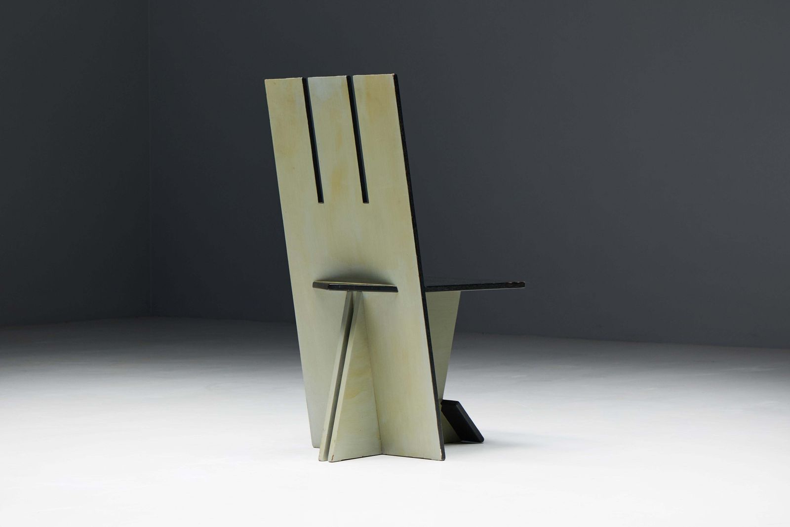 photo for sale Dining Chairs In The Style Of De Stijl Movement, Netherlands, 1950s