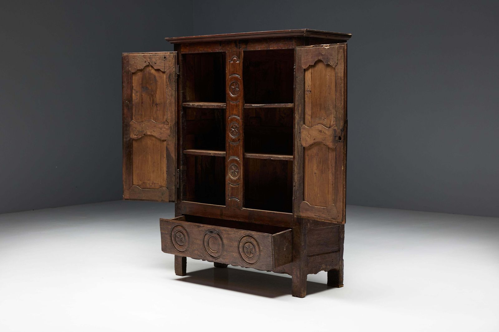 Travail Populaire Cabinet, France, 19th Century photo vintage