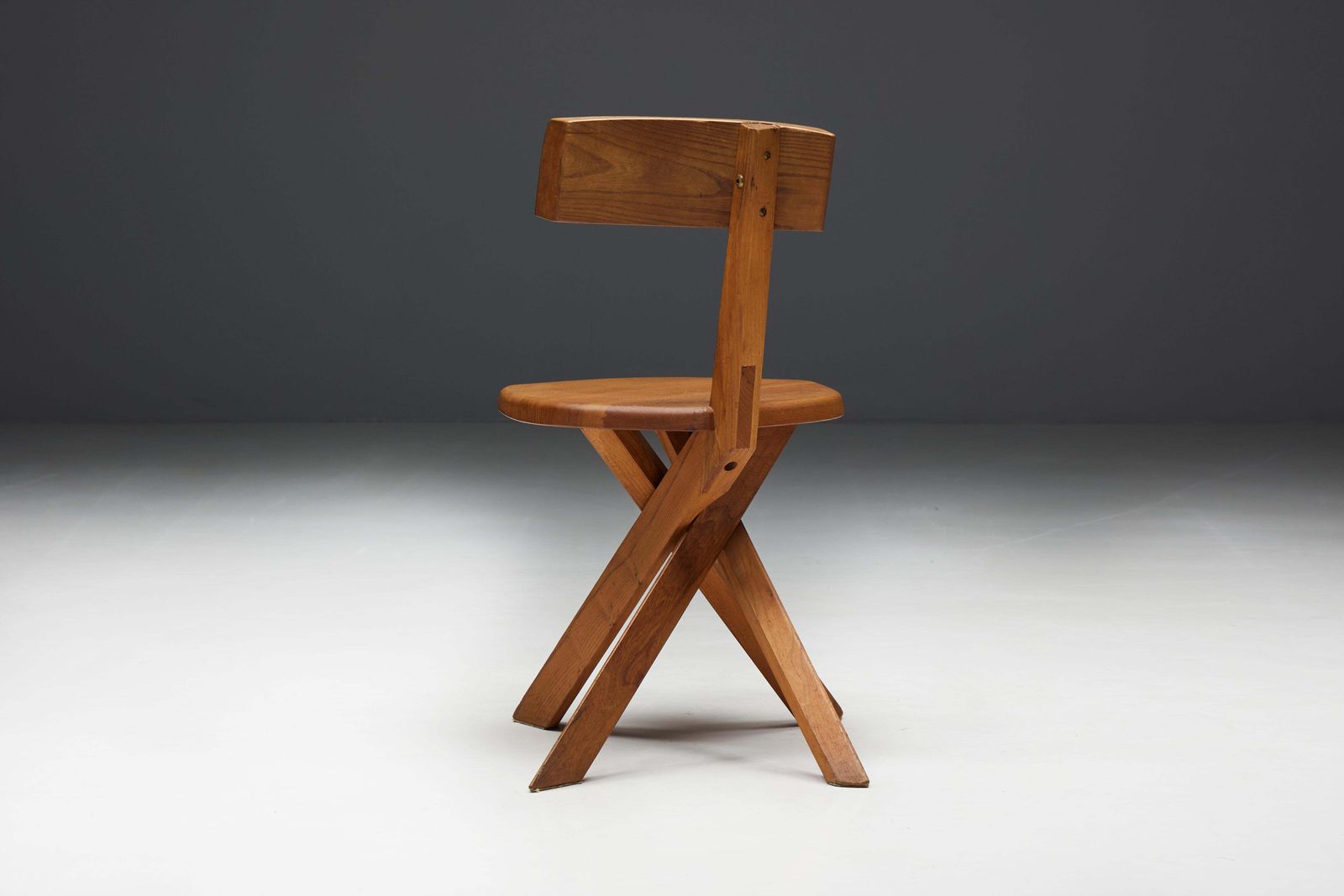 S34 Dining Chairs By Pierre Chapo, France, 1970s photo 8755.0