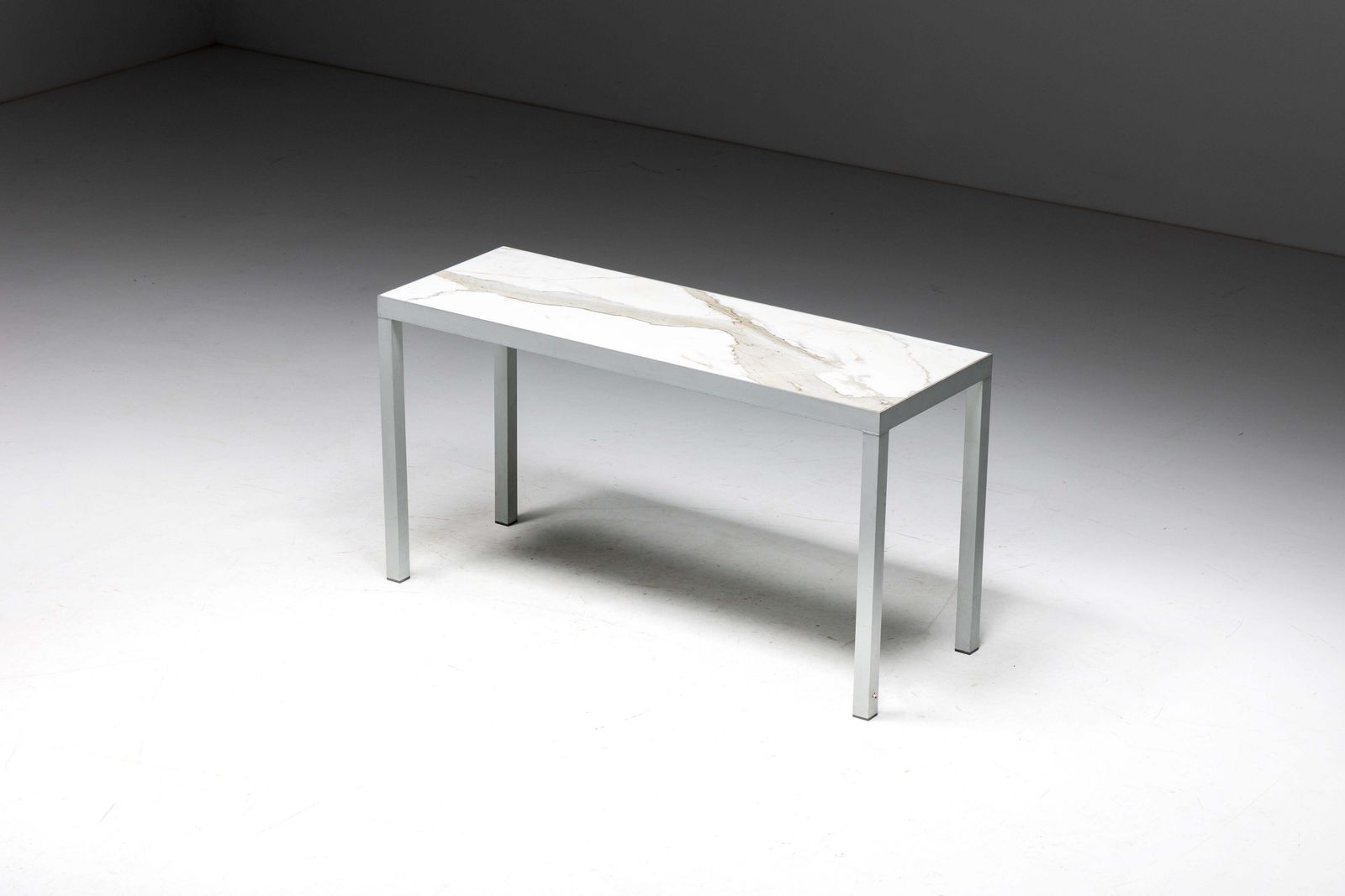 photo furniture Carrara Marble Console Table By Philippe Starck, France, 1990s