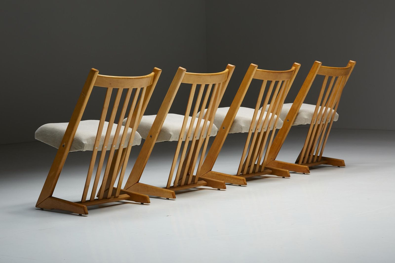 Italian Mid Century Dining Chairs, Italy, 1960s photo for sale