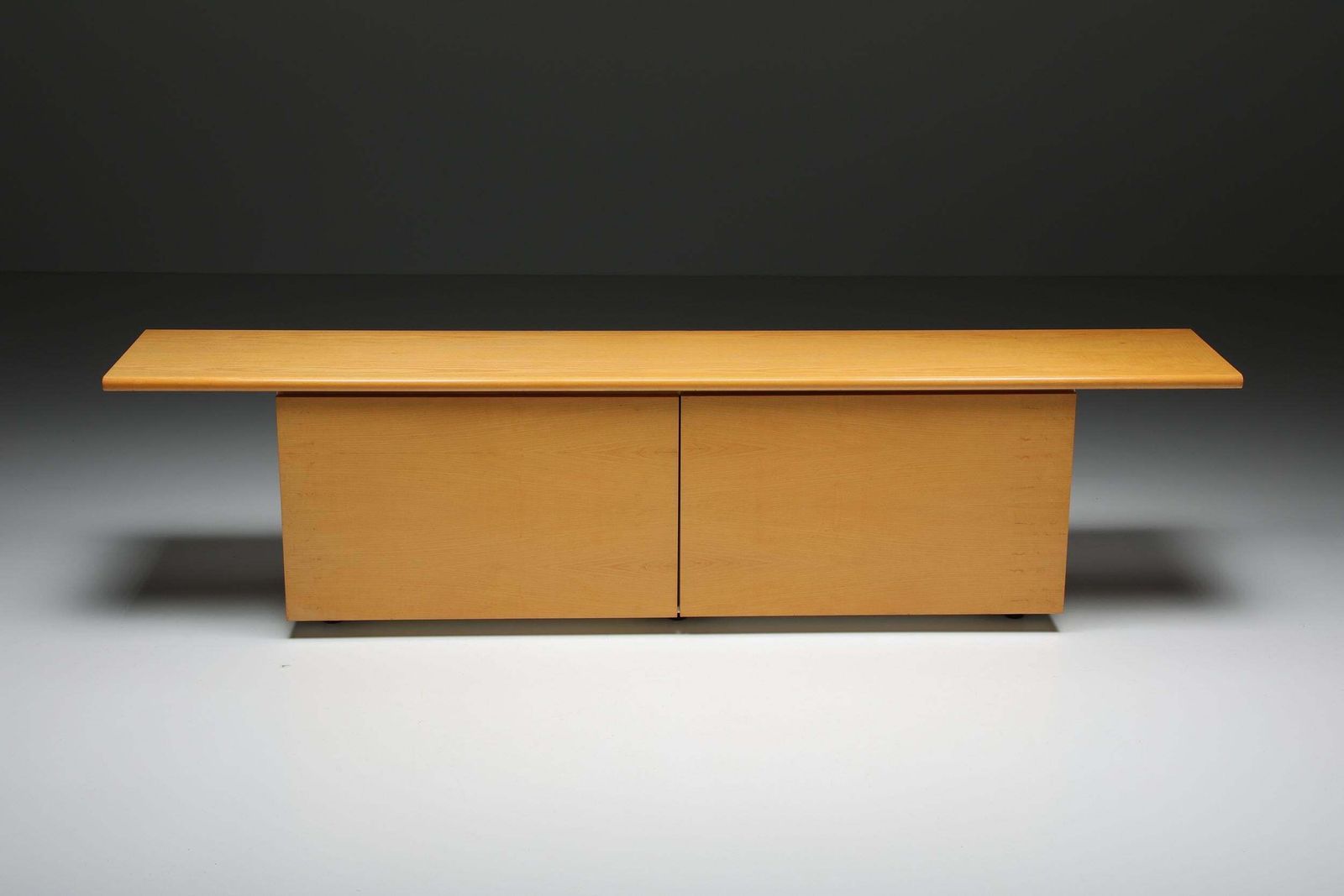 Natural Wood Credenza By Giotto Stoppino For Acerbic, Italy, 1977 photo 4244.0