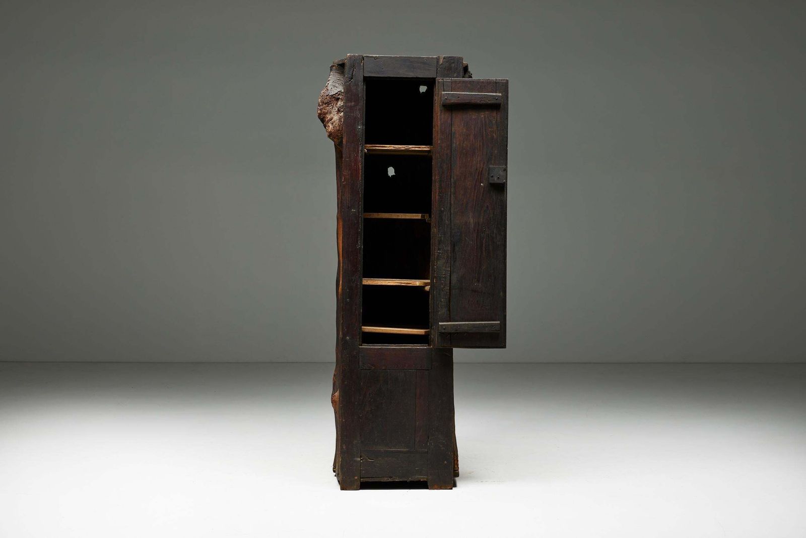 Solid Wood Travail Populaire Cabinet, France, 19th Century photo buy