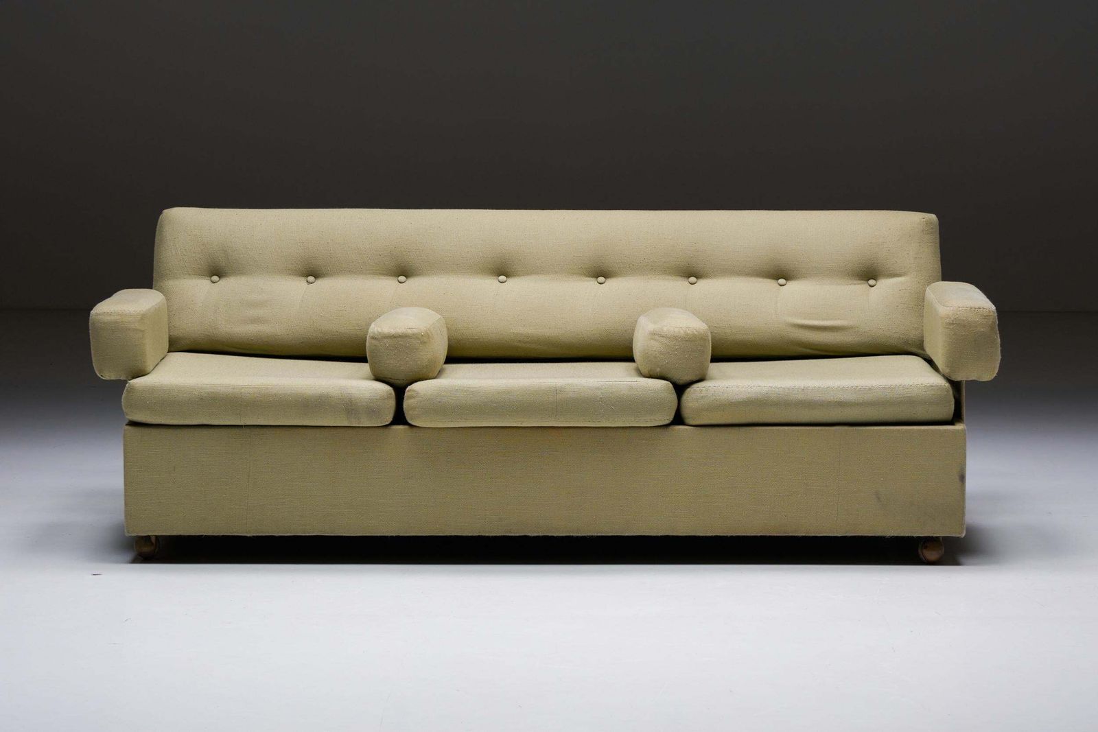 Sofa Daybed In Green Upholstery, Seng Company, Germany, 1930s photo for sale