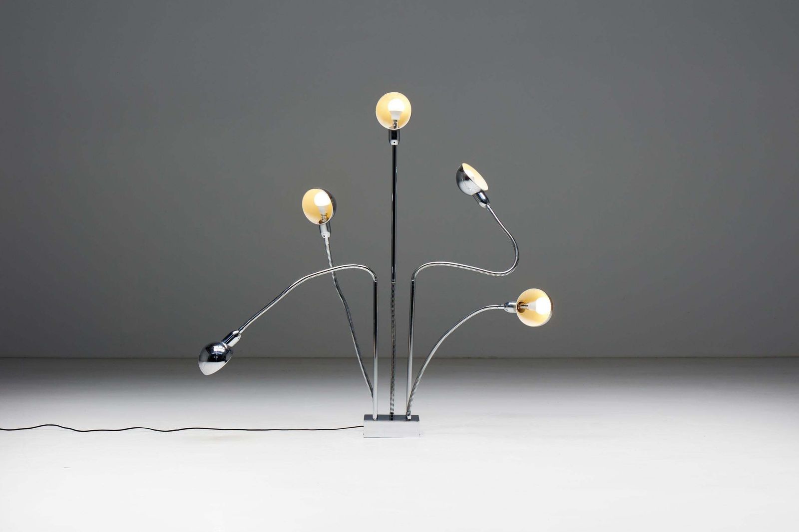 photo furniture Hydra Floor Lamp By Pierre Folie For Jacques Charpentier, France, 1970s