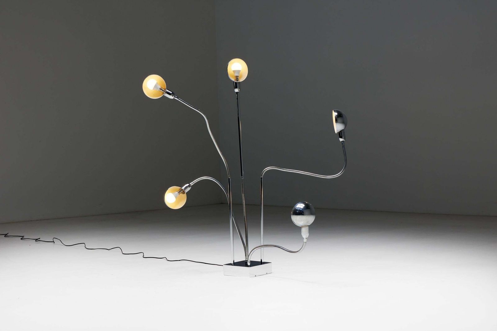 photo vinterior Hydra Floor Lamp By Pierre Folie For Jacques Charpentier, France, 1970s
