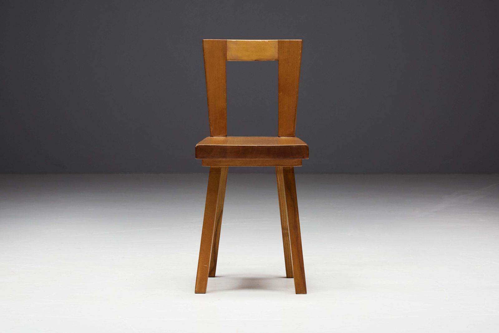 Dining Chair By Charlotte Perriand For Les Arcs, France, 1960s photo furniture