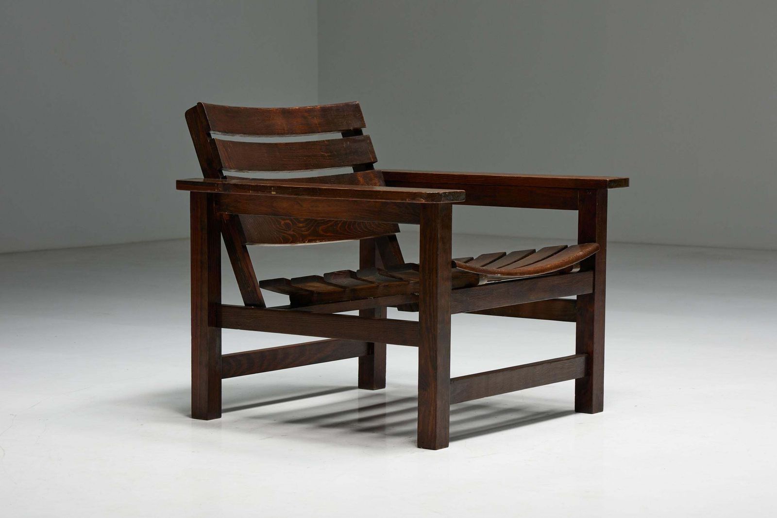 Brutalist Lounge Chairs, France, 1970s photo vinterior