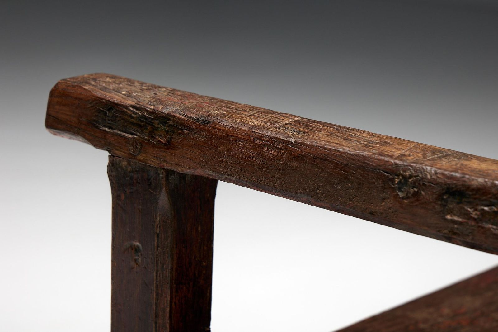 photo for sale Naive Folk Art Bench, France, 19th Century