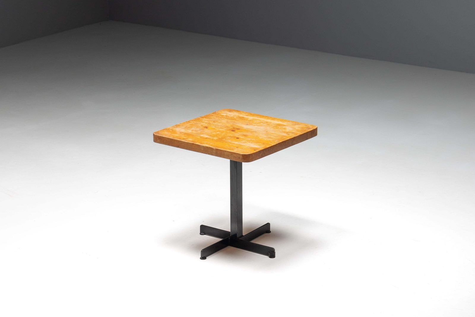 Square Table By Charlotte Perriand For 'Les Arcs', France, 1960s photo Furniture