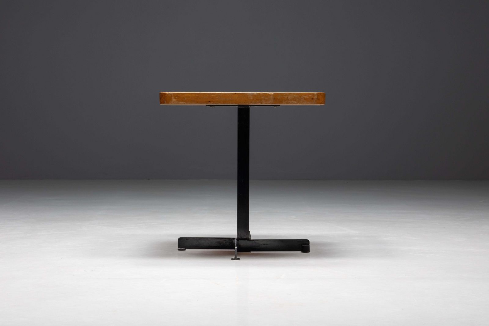 Square Table By Charlotte Perriand For 'Les Arcs', France, 1960s photo vinterior