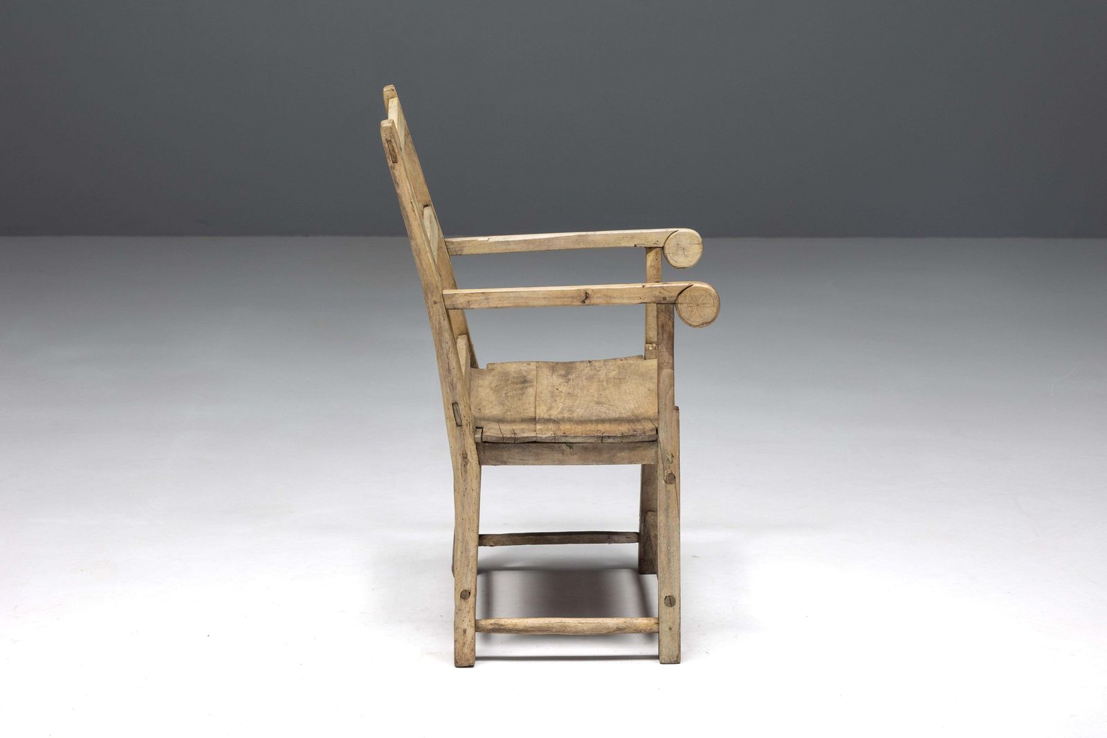 Rustic Art Populaire Armchair, France, 19th Century photo furniture