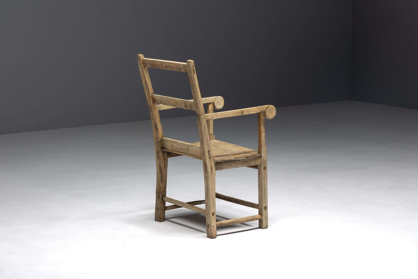 Rustic Art Populaire Armchair, France, 19th Century photo for sale