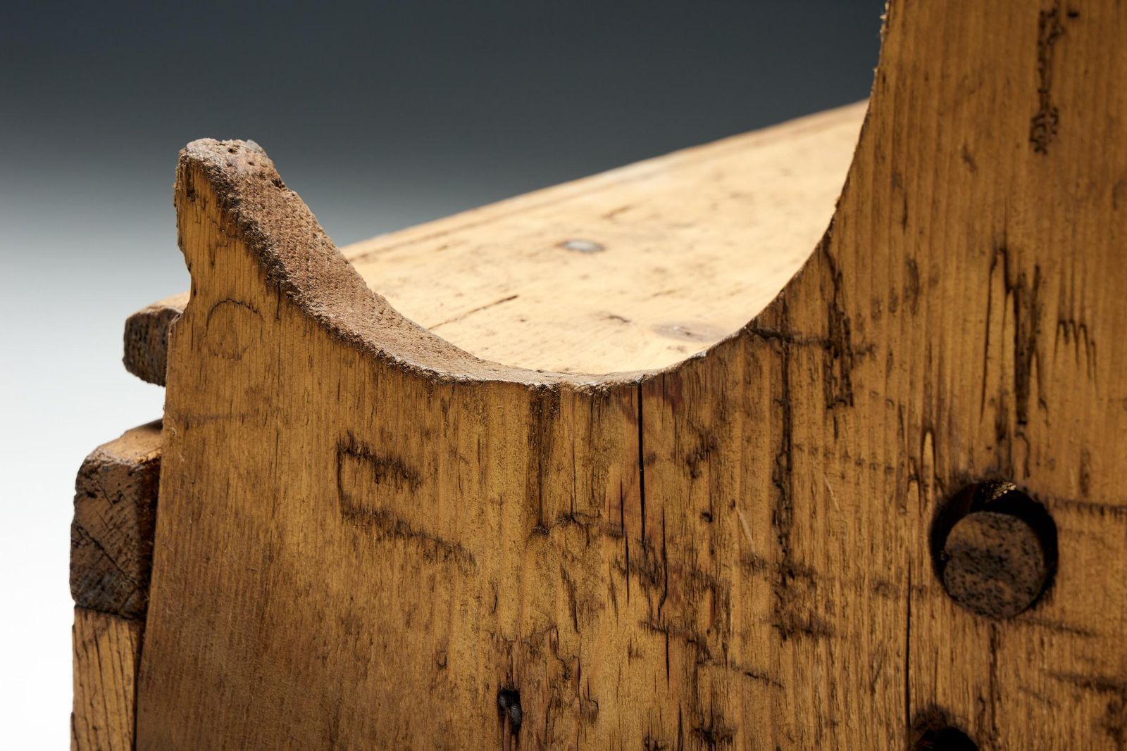 photo buy Folk Art Bench Haute Savoie, France, 19th Century