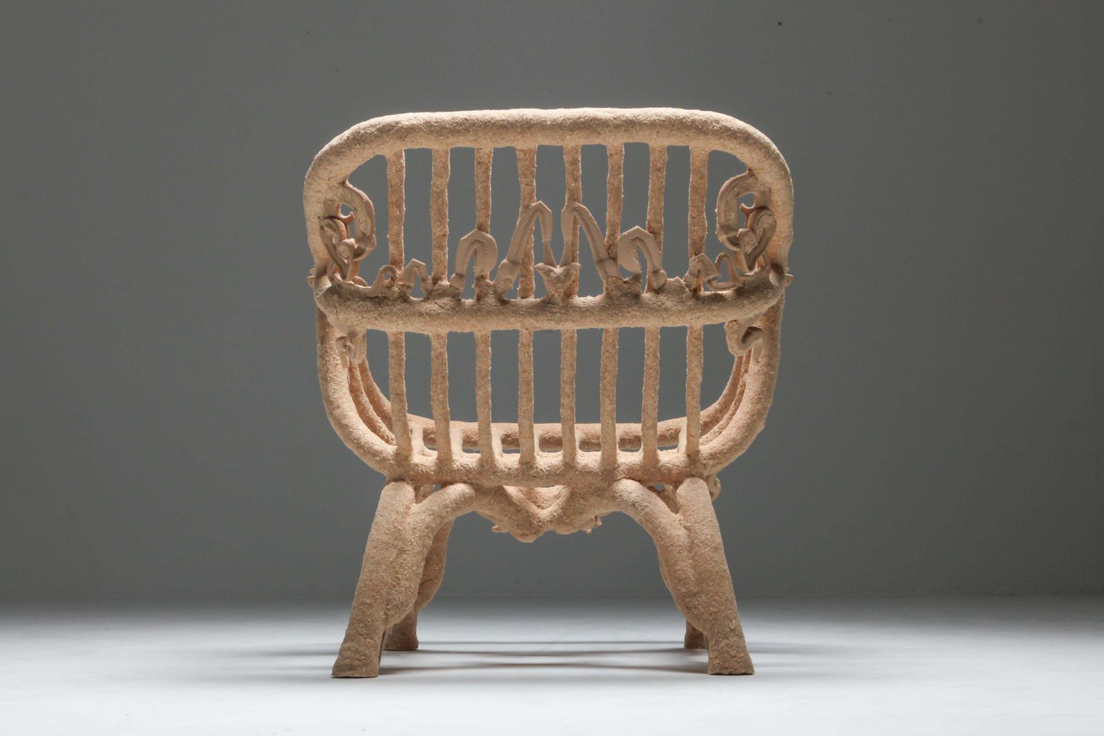 'Goo Lounge Chair' Wooden Chair With Ornamental Features, Schimmel & Schweikle photo Furniture